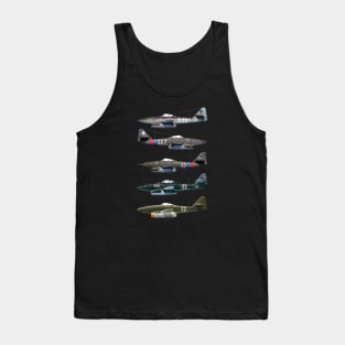 Messerschmitt Me 262 Schwalbe WW2 Jet Fighter Tank Top